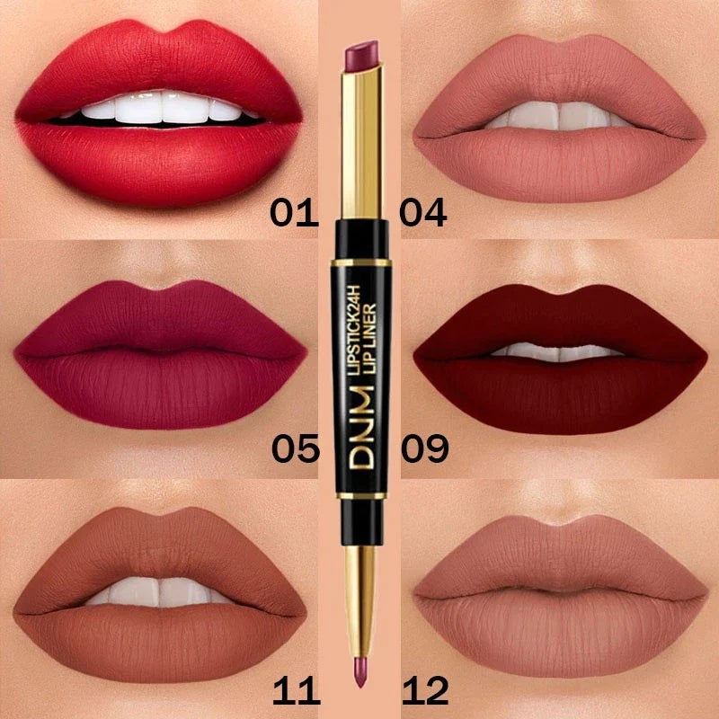 DNM™ | 2 in 1 waterdichte lippenstift NU 2+2 GRATIS