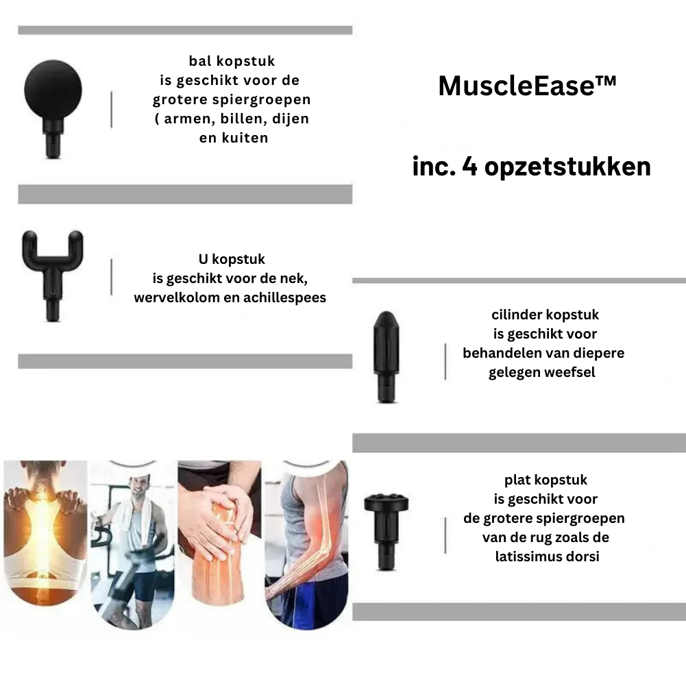 MuscleEase™ | Ontspan uw spieren en herstel sneller