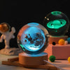 SuperCrystalBall - 3D Zonnestelsel Kristallen Bal Met LED Licht