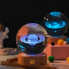 SuperCrystalBall - 3D Zonnestelsel Kristallen Bal Met LED Licht