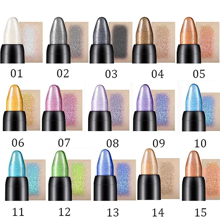 GlitterGlam Spectrum™ - 15-kleuren Waterproof Highlighter Oogpotlood