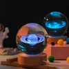 SuperCrystalBall - 3D Zonnestelsel Kristallen Bal Met LED Licht