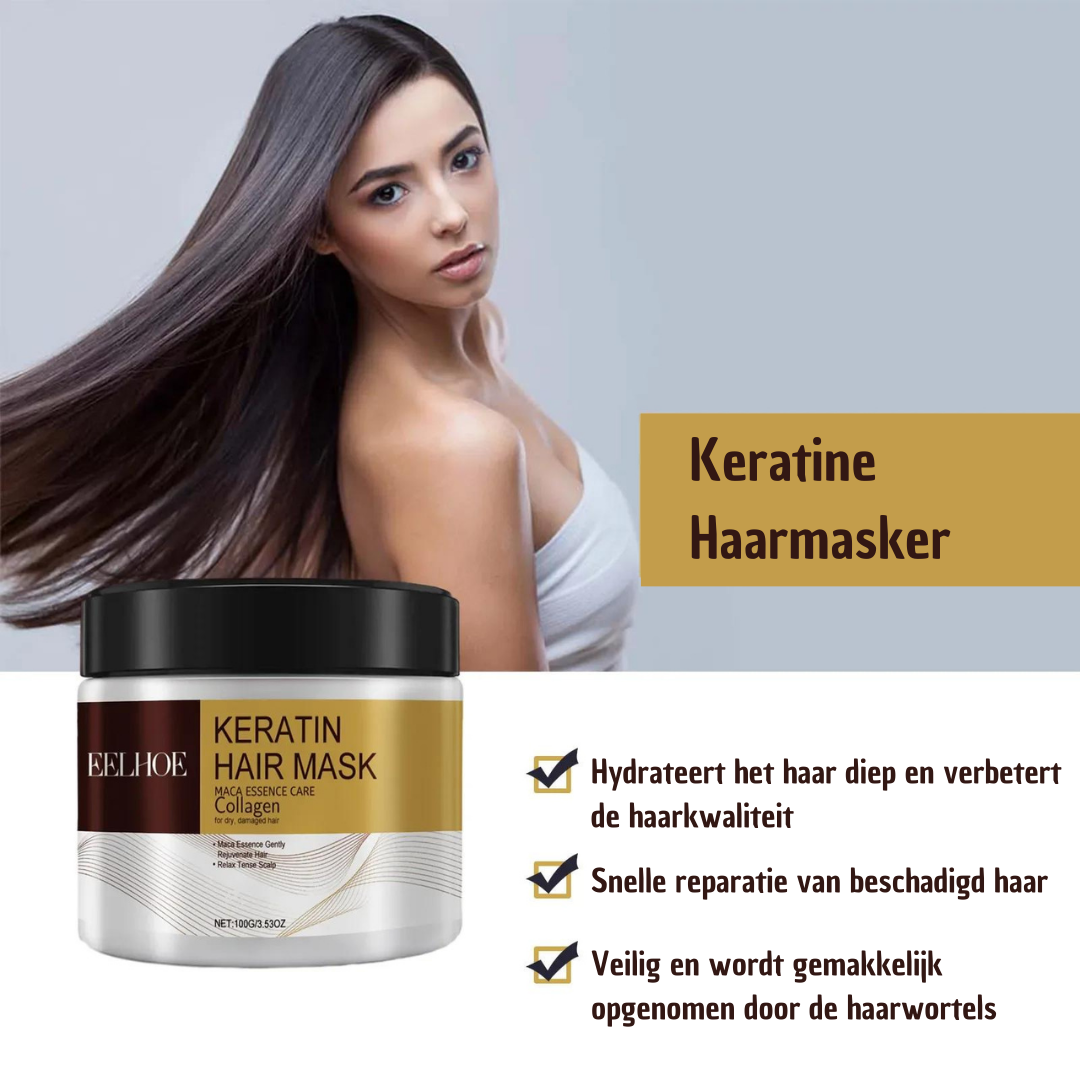 Keratine haarmasker (2+1 GRATIS)