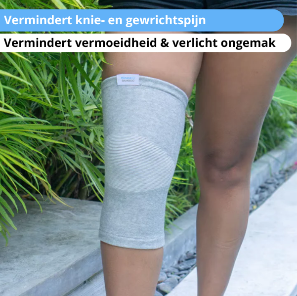 Naturebrace- Kniebrace van bamboe met compressie