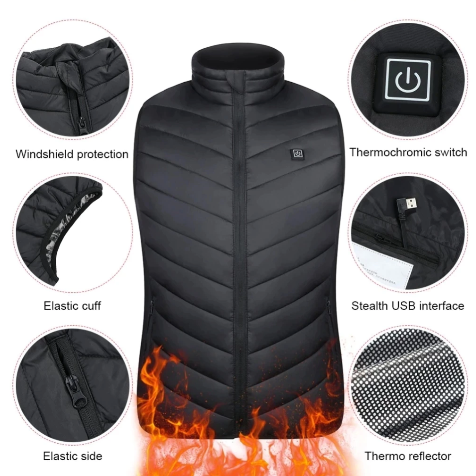 HeatVest Pro™ - Verwarmde BodyWarmer