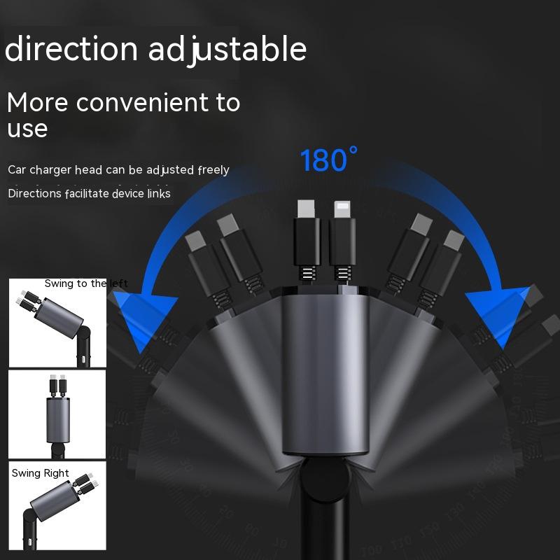 TurboChargePro™ - 4-in-1 Autolader voor Snel Opladen