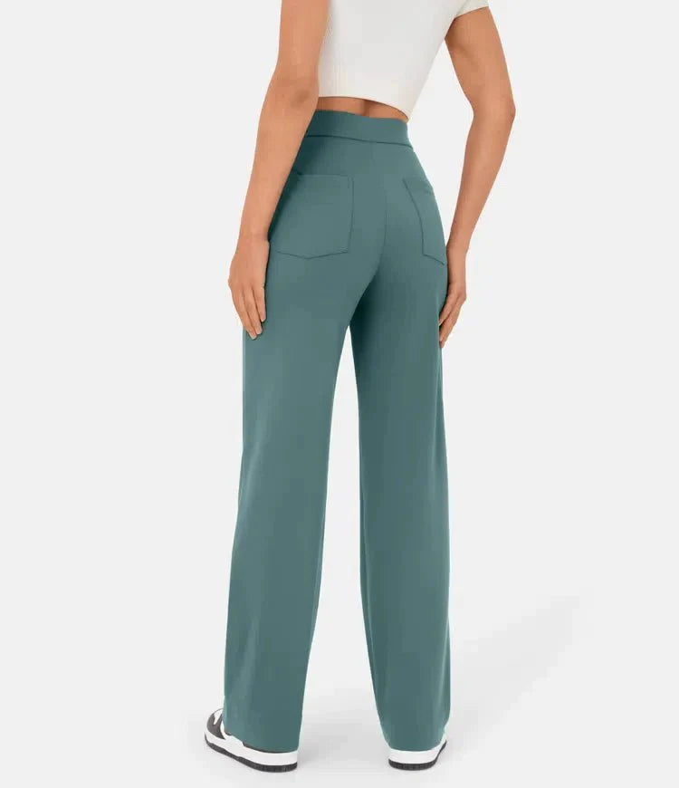 ChicWaist™ -  High-Waisted Elastische Casual Broek