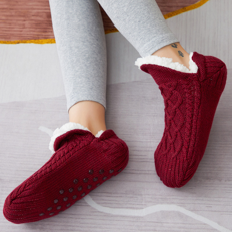 Softy | Winter pluizige pantoffel sokken