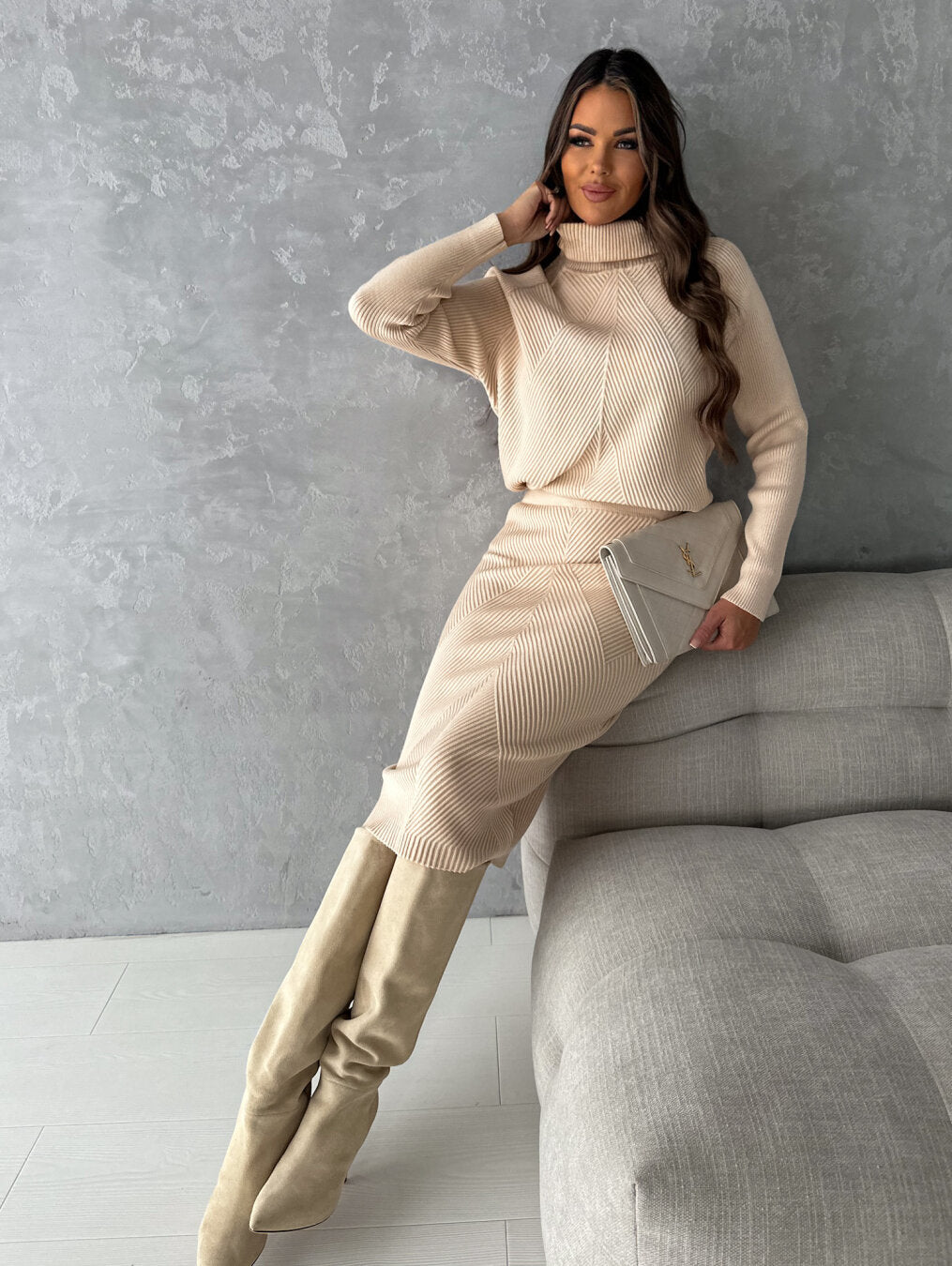 AngelaEssentials Knit Set | De Ultieme Tweedelige Set Voor Deze Herfst- En Winter